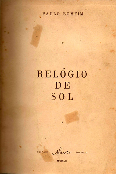 1952 - Relógio de Sol